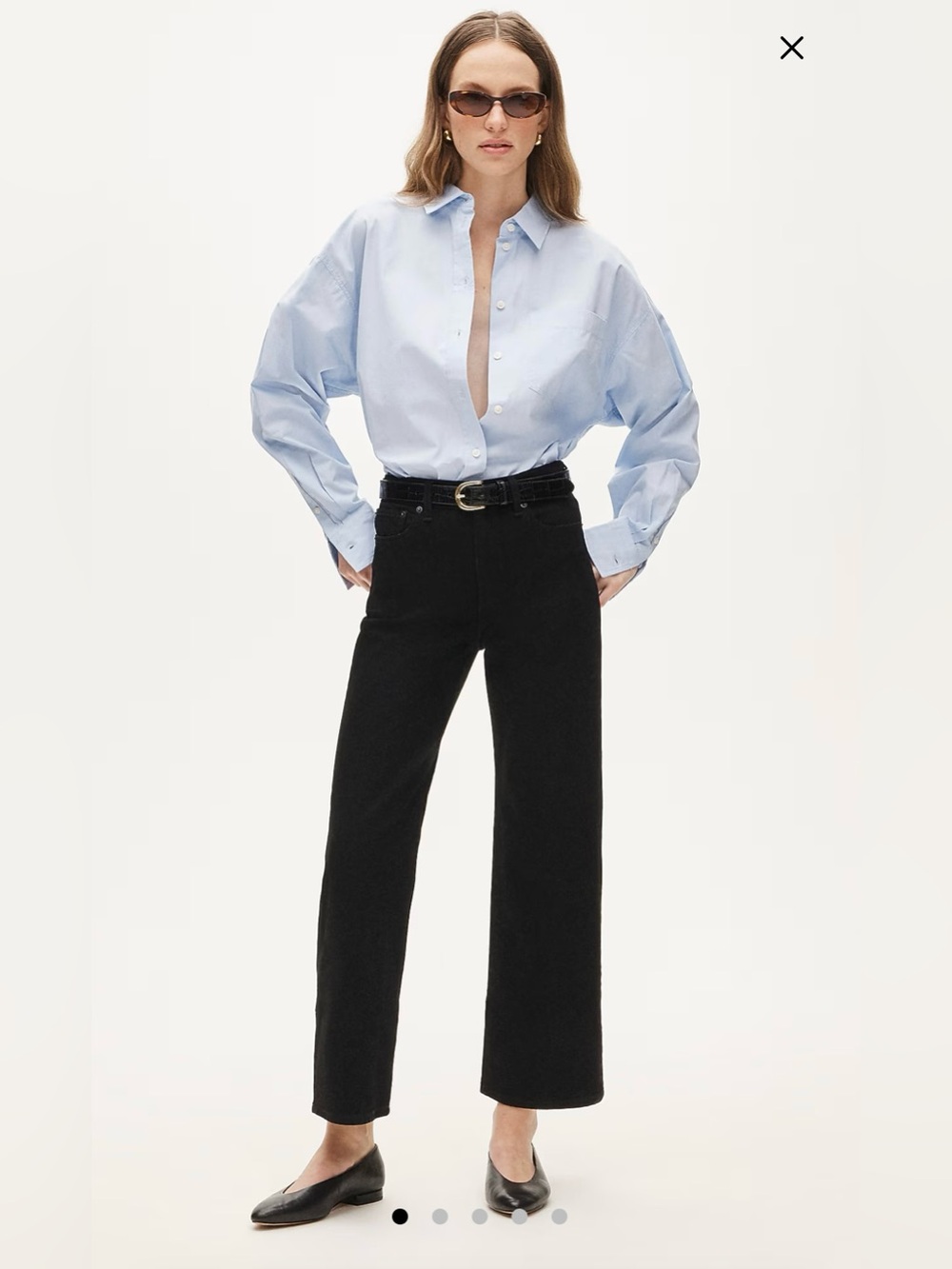 J. CREW Tall slim-wide jean in Black Rinse Size 28 T $148 CN279